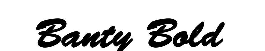 Banty Bold Font Download Free