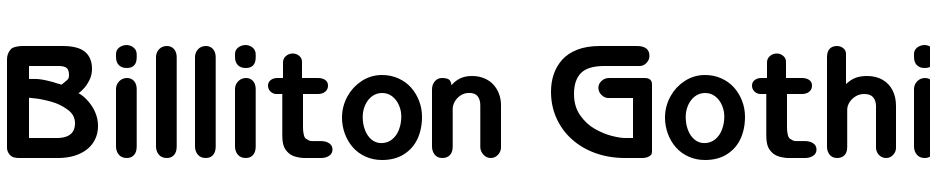 Billiton Gothic Font Download Free