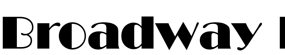 Broadway BT Schrift Herunterladen Kostenlos