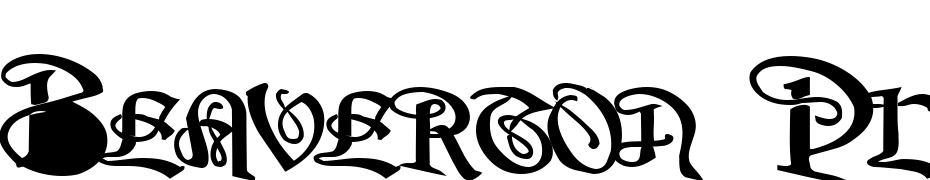 Beaverton Place Bold Font Download Free