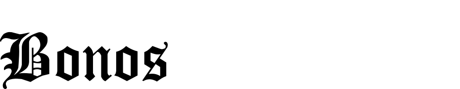 Bonoster_Black Light Font Download Free