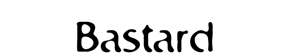 Bastard Font Download Free