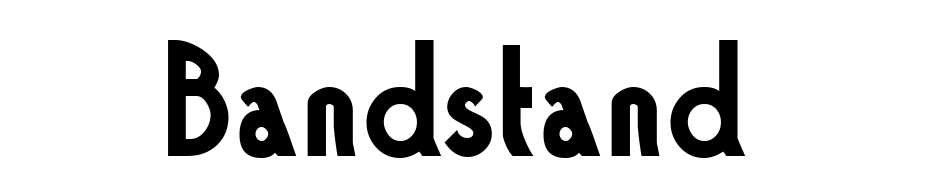 Bandstand Font Download Free