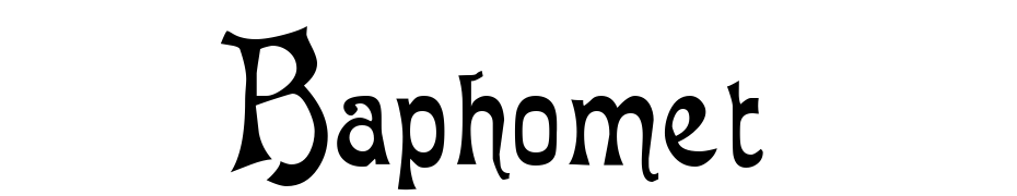 Baphomet Font Download Free