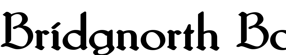 Bridgnorth Bold Font Download Free
