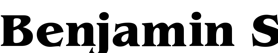 Benjamin Serif Bold Font Download Free