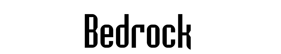 Bedrock Font Download Free