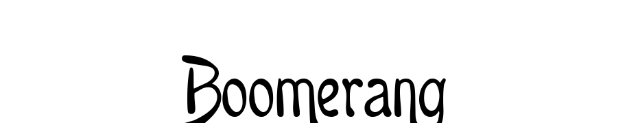 Boomerang Font Download Free
