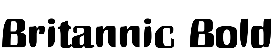 Britannic Bold Font Download Free