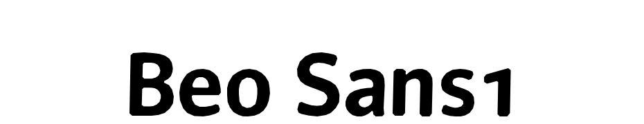 Beo Sans1 Font Download Free