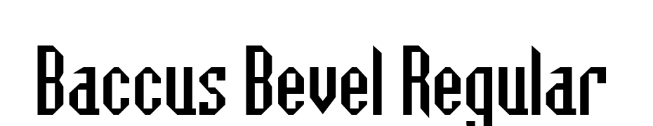 Baccus Bevel Regular Font Download Free