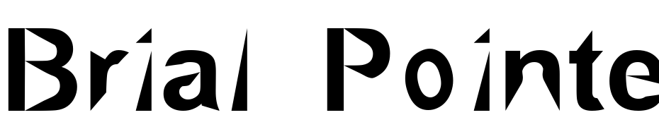 Brial  Pointed Font Download Free