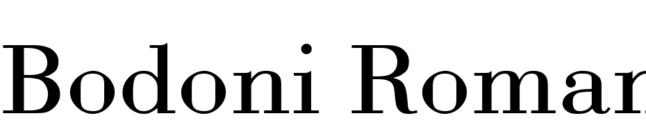 Bodoni Roman Font Download Free