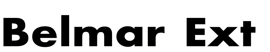Belmar Ext Bold Font Download Free
