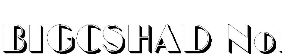 BIGCSHAD Normal Scarica Caratteri Gratis