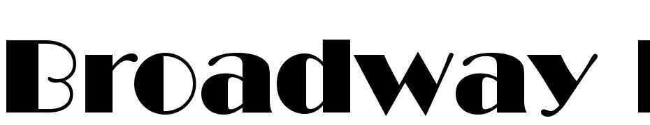 Broadway BT Font Download Free