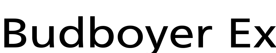 Budboyer Ext Nor Font Download Free