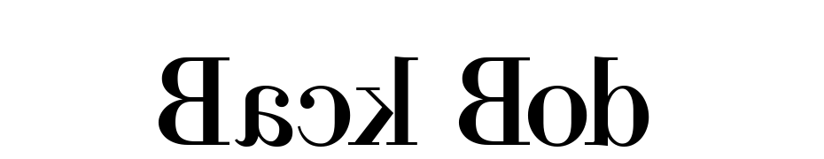 Back Bod Font Download Free