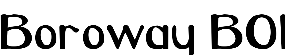 Boroway BOld Font Download Free