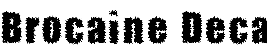 Brocaine Decade Font Download Free