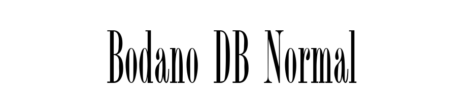Bodano DB Normal Font Download Free