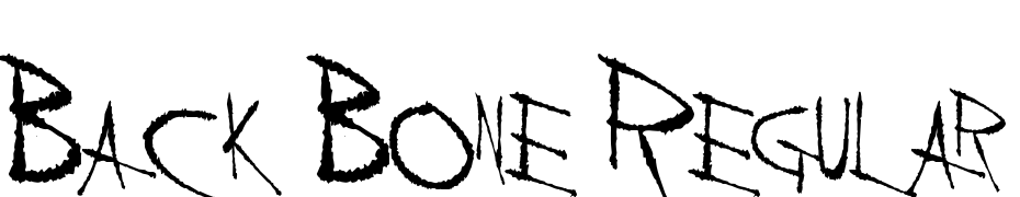 Back Bone Regular Font Download Free