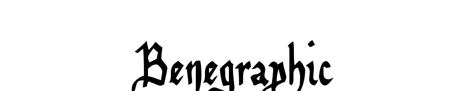 Benegraphic Font Download Free