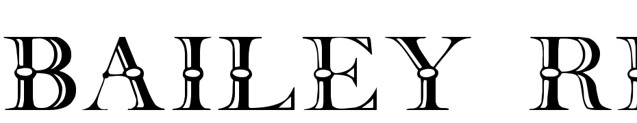 BAILEY Regular Font Download Free