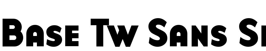 Base Tw Sans Small Caps Bold Font Download Free