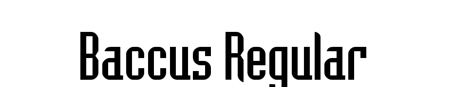 Baccus Regular Font Download Free
