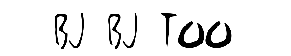 Bj Bj TOO Font Download Free