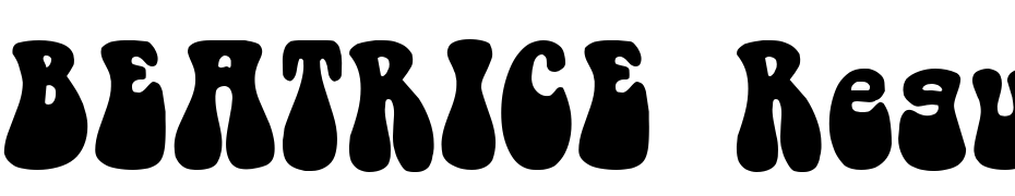 BEATRICE Regular Font Download Free