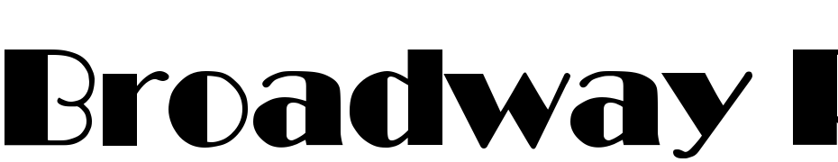Broadway Regular Schrift Herunterladen Kostenlos