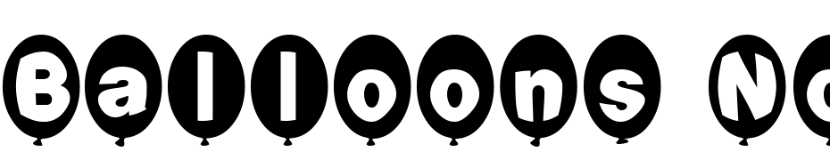 Balloons Normal Font Download Free