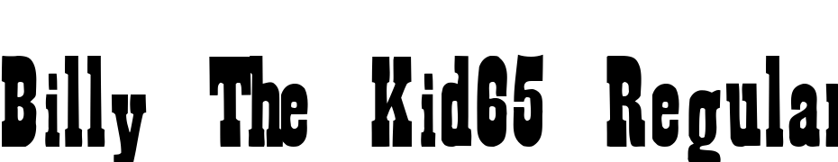 Billy The Kid65 Regular Font Download Free