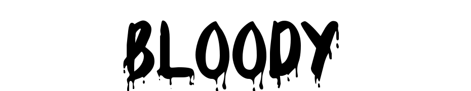 Bloody Font Download Free
