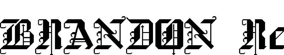 BRANDON Regular Font Download Free
