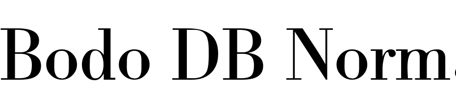 Bodo DB Normal Font Download Free