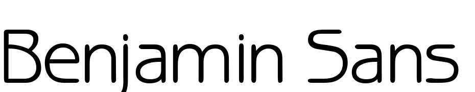 Benjamin Sans Regular DB Font Download Free