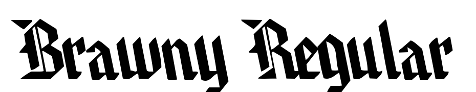 Brawny Regular Font Download Free