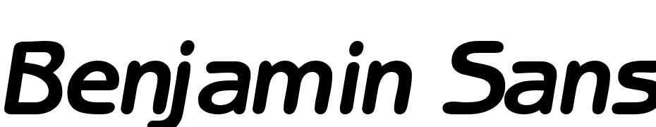Benjamin Sans Bold Italic Font Download Free
