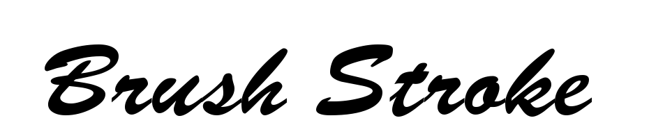 Brush Stroke Font Download Free