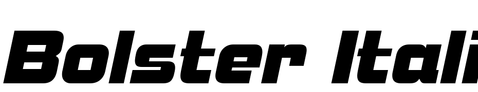 Bolster Italic Font Download Free