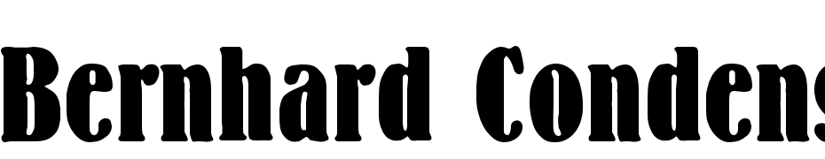 Bernhard Condensed Regular DB Font Download Free