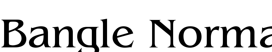 Bangle Normal Font Download Free