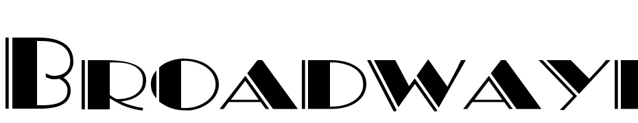 Broadway Deko DB Font Download Free