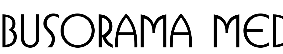 Busorama Medium BT Font Download Free