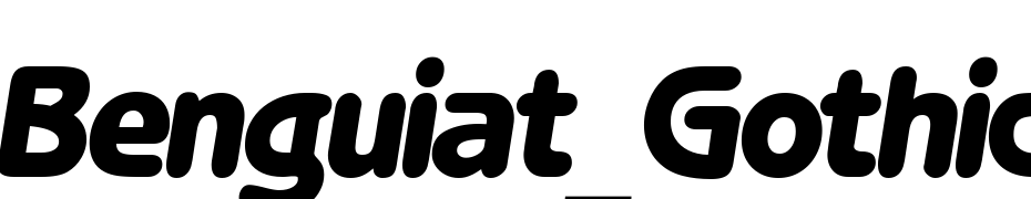 Benguiat_Gothic Black Italic Font Download Free