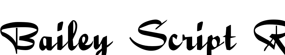 Bailey Script Regular Font Download Free