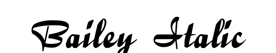 Bailey Italic Fuente Descargar Gratis